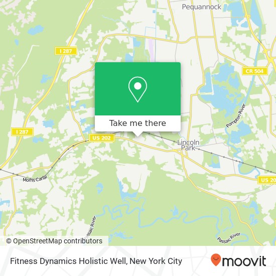 Fitness Dynamics Holistic Well map