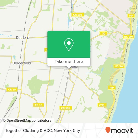 Mapa de Together Clothing & ACC