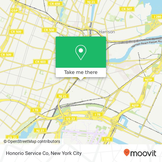 Honorio Service Co map