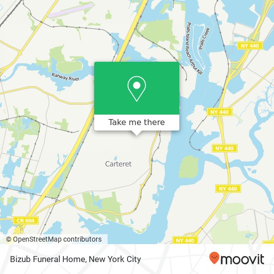 Mapa de Bizub Funeral Home