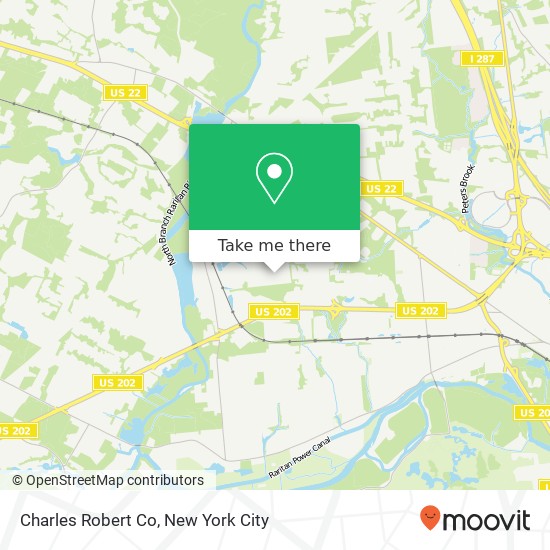 Charles Robert Co map