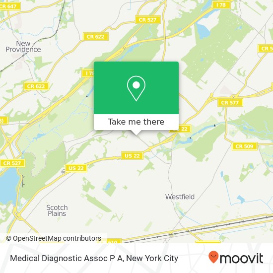 Medical Diagnostic Assoc P A map