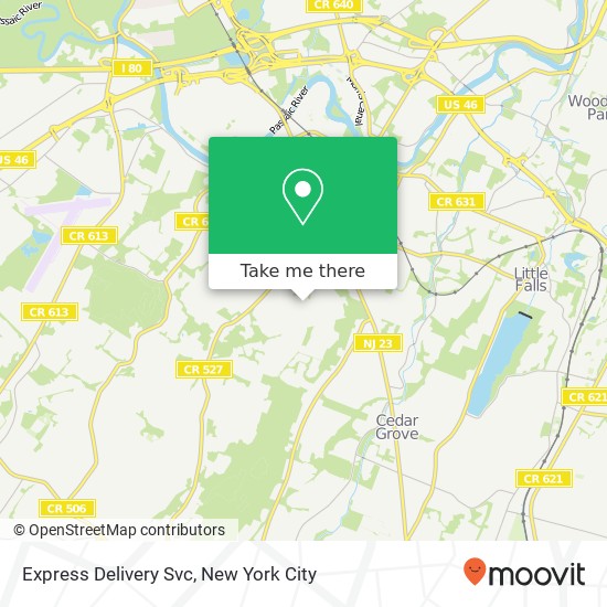 Express Delivery Svc map