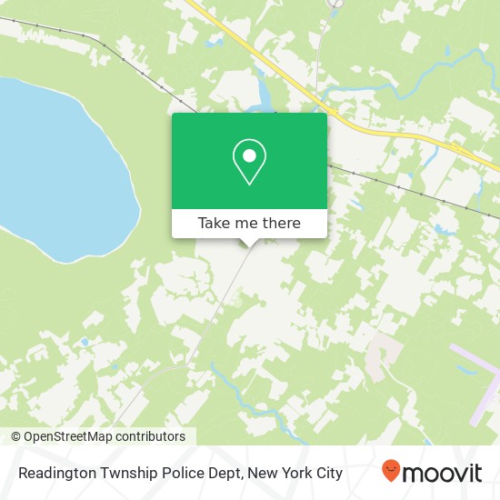 Mapa de Readington Twnship Police Dept