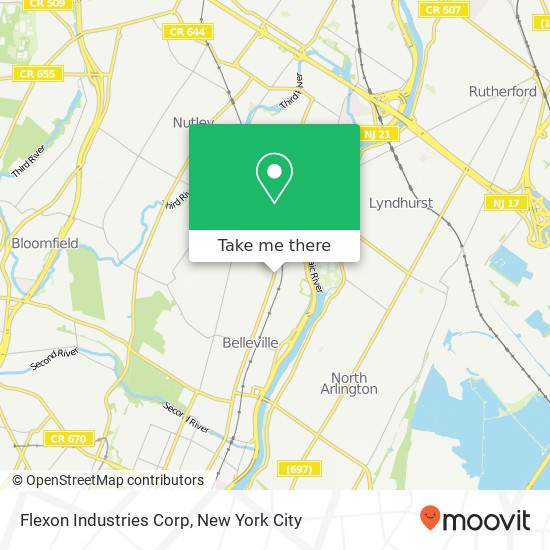 Mapa de Flexon Industries Corp