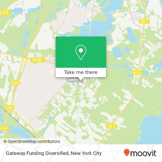 Gateway Funding Diversified map