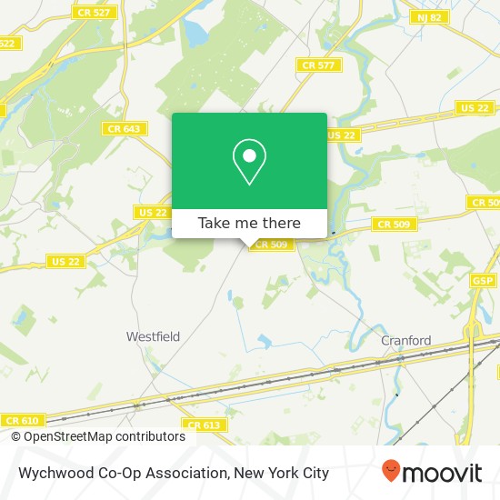 Wychwood Co-Op Association map