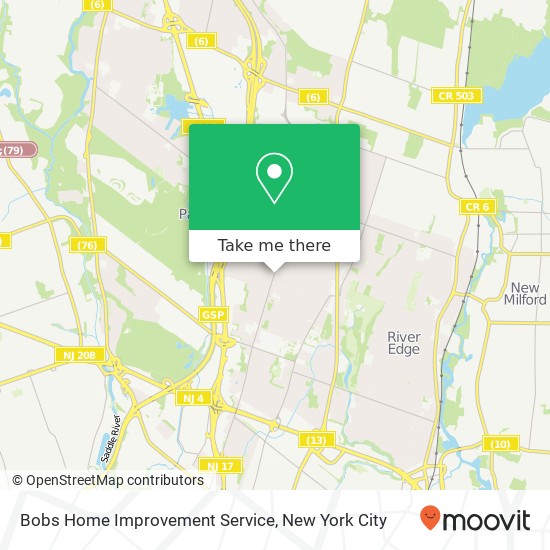 Mapa de Bobs Home Improvement Service