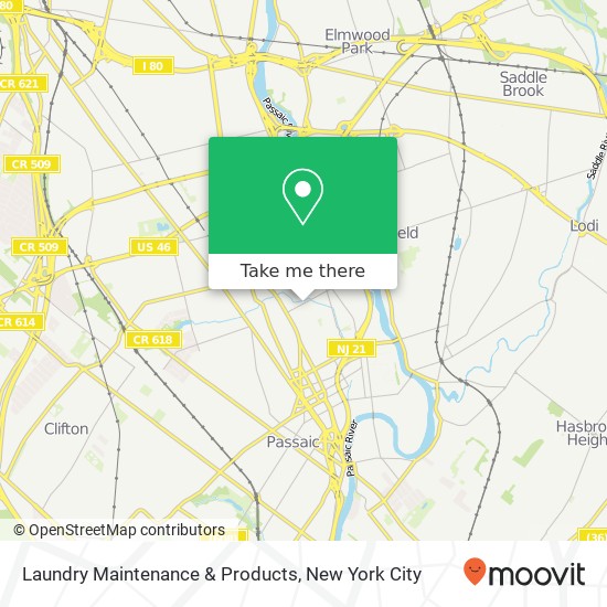 Laundry Maintenance & Products map