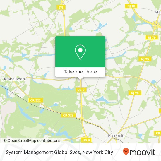 System Management Global Svcs map