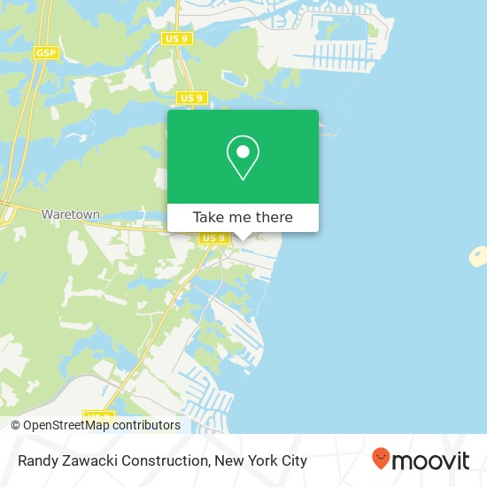 Randy Zawacki Construction map