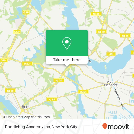 Doodlebug Academy Inc map