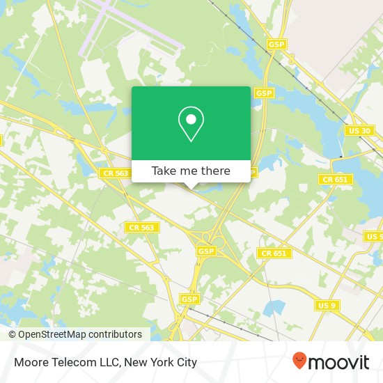 Moore Telecom LLC map