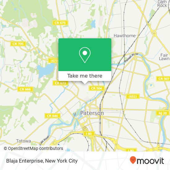 Blaja Enterprise map