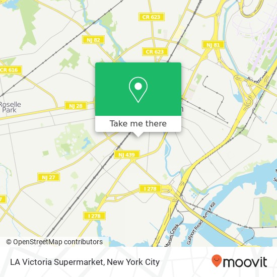 LA Victoria Supermarket map