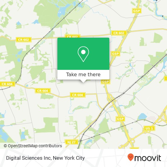 Digital Sciences Inc map