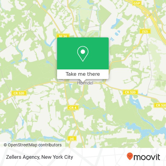 Zellers Agency map