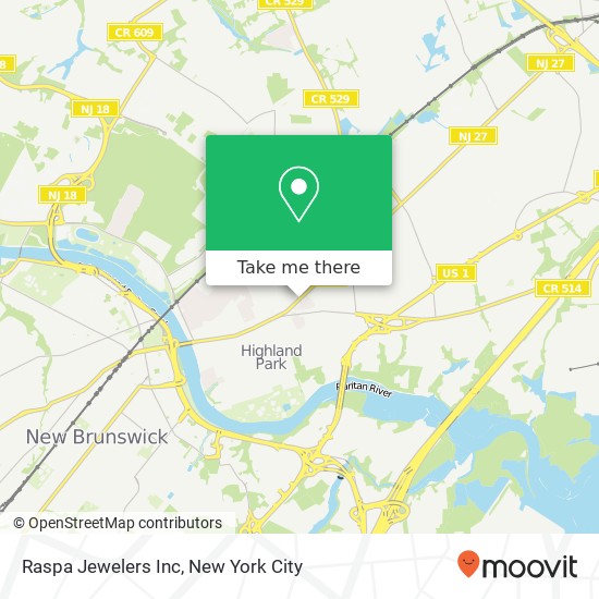 Raspa Jewelers Inc map