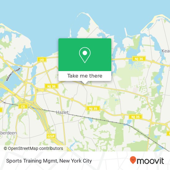 Mapa de Sports Training Mgmt