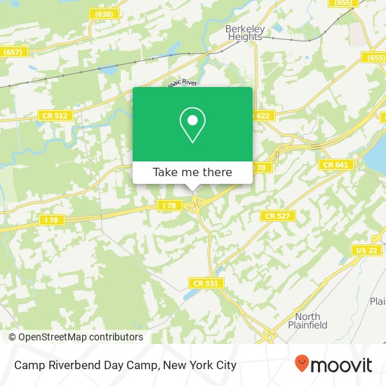 Camp Riverbend Day Camp map
