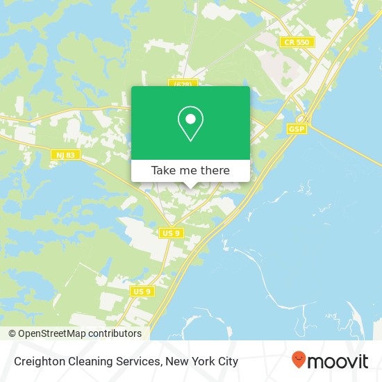 Mapa de Creighton Cleaning Services