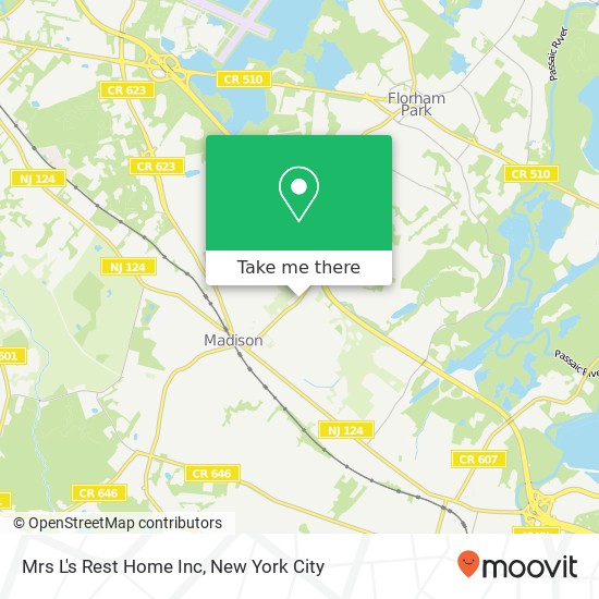 Mapa de Mrs L's Rest Home Inc