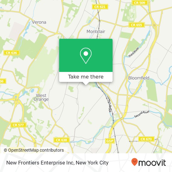 New Frontiers Enterprise Inc map