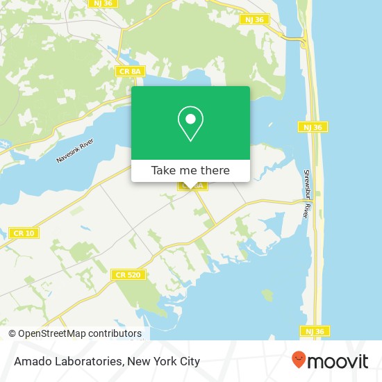 Amado Laboratories map