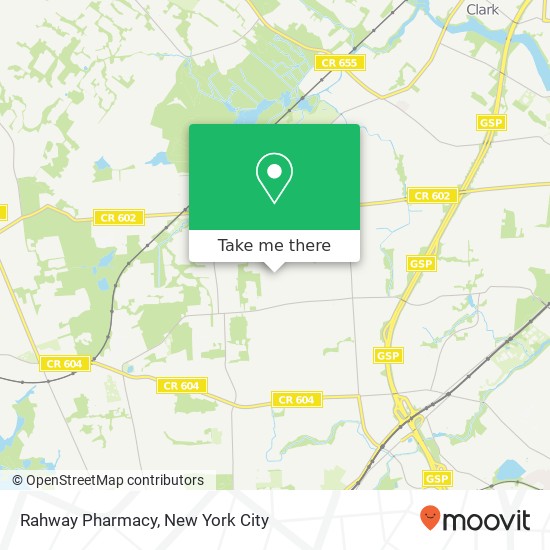 Mapa de Rahway Pharmacy