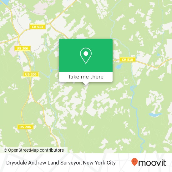 Mapa de Drysdale Andrew Land Surveyor