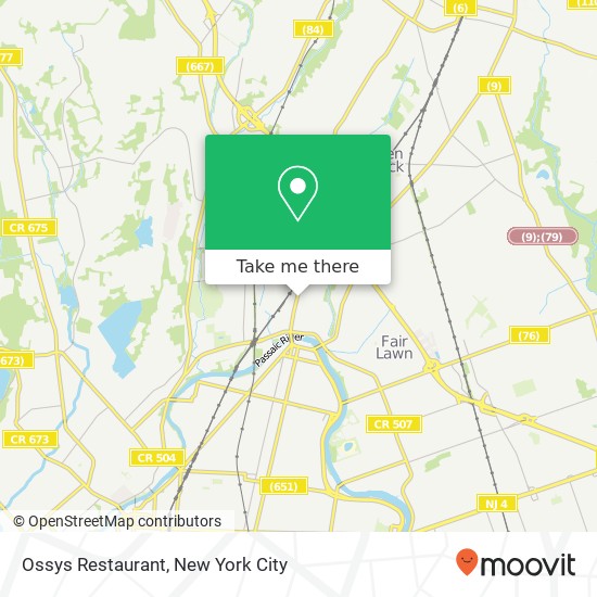 Ossys Restaurant map