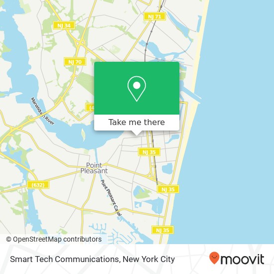 Smart Tech Communications map