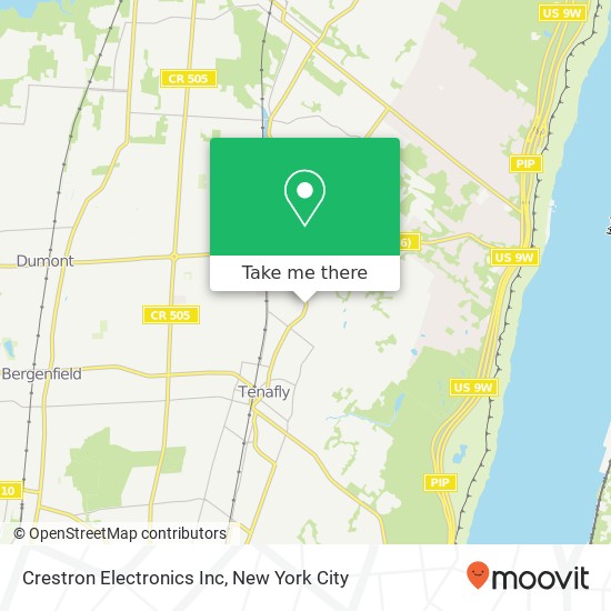 Crestron Electronics Inc map