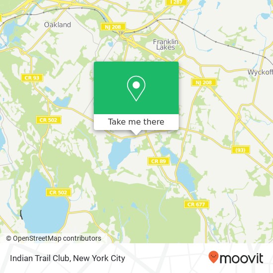 Mapa de Indian Trail Club