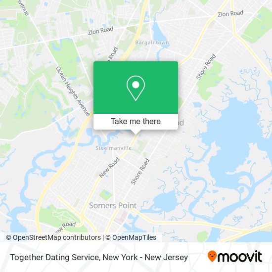 Together Dating Service map