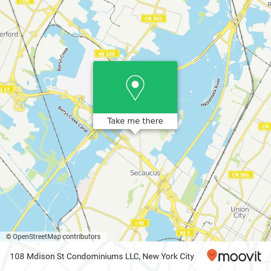 108 Mdison St Condominiums LLC map
