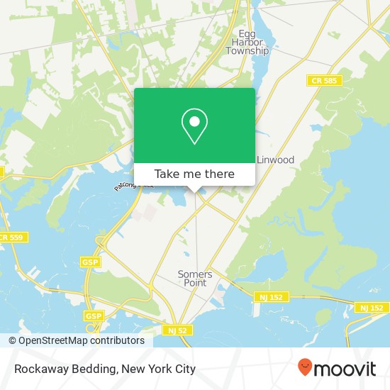 Mapa de Rockaway Bedding