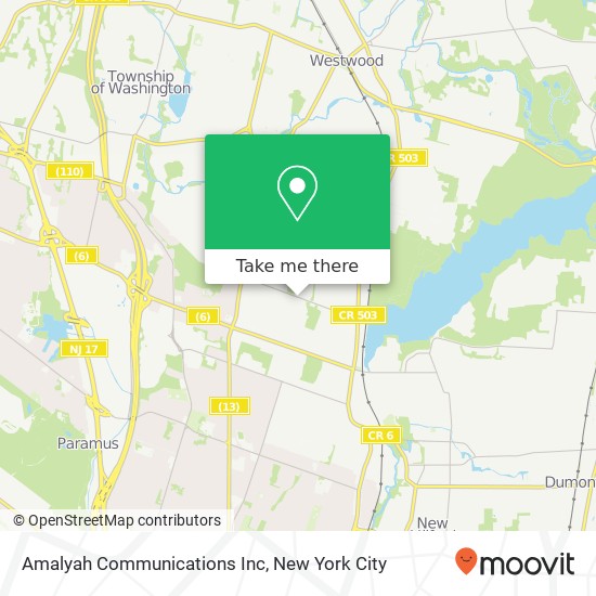 Mapa de Amalyah Communications Inc