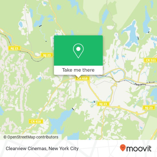 Clearview Cinemas map