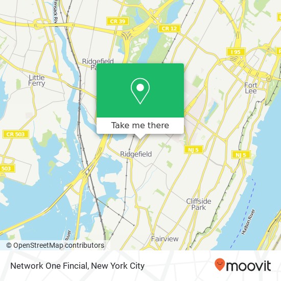 Network One Fincial map