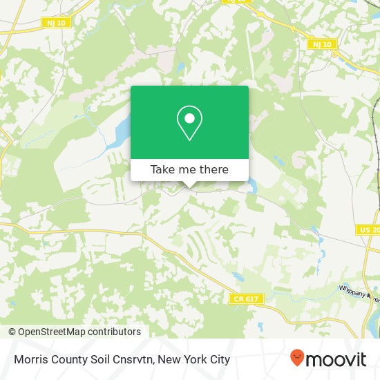 Mapa de Morris County Soil Cnsrvtn