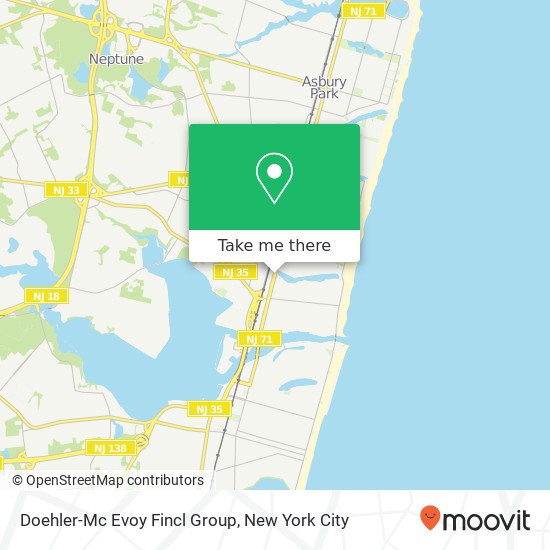 Mapa de Doehler-Mc Evoy Fincl Group