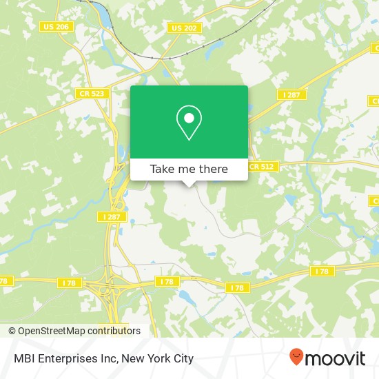 MBI Enterprises Inc map
