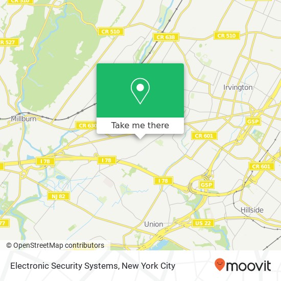 Electronic Security Systems map