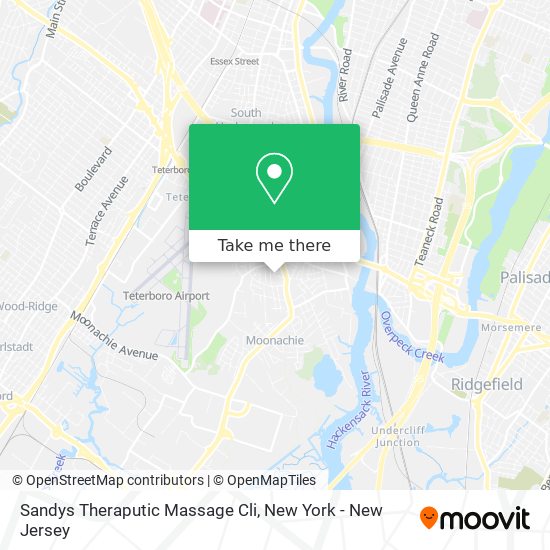 Sandys Theraputic Massage Cli map