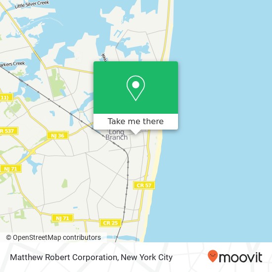 Mapa de Matthew Robert Corporation