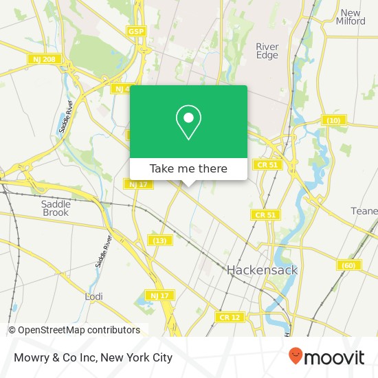 Mapa de Mowry & Co Inc