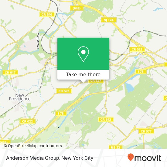 Anderson Media Group map