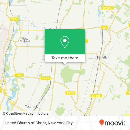 Mapa de United Church of Christ