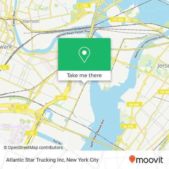 Atlantic Star Trucking Inc map